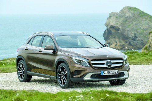 Mercedes steigt mit dem GLA in das Kompakt-SUV-Segment ein. Die attraktive Optik könnte ihn zum Bestseller machen. Fotos: Werk