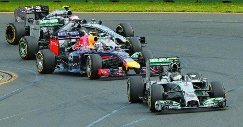 Nico Rosberg war in Melbourne vom Start weg Herr der Lage. Foto: apa