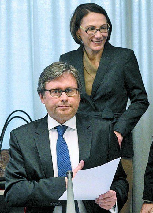 ORF-Chef Wrabetz und Stiftungsrätin Kulovits-Rupp. Foto: APA