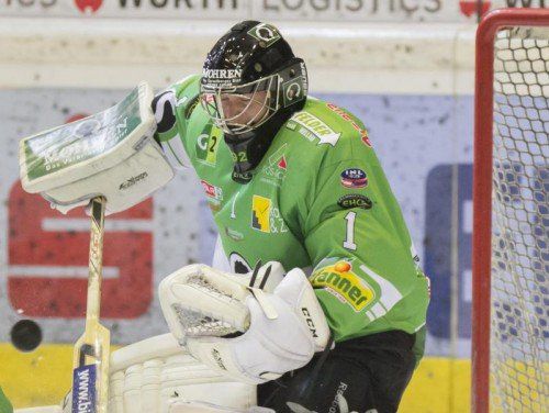 Oskar Östlund lief im Play-off zur Höchstform auf. In Gröden blieb der Torhüter aus Schweden ohne Gegentreffer. Foto: steurer