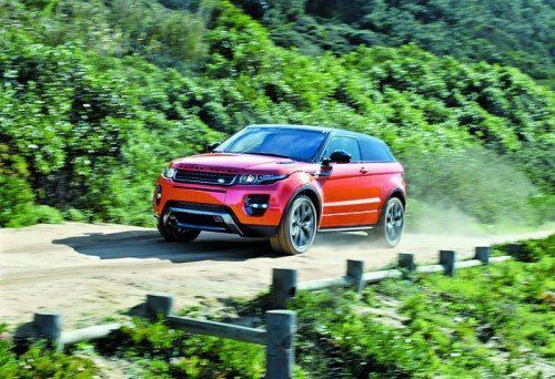 Range Rover Evoque mit 285 PS Leistung. Foto: werk