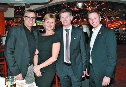 Roland Frühstück, Johanna Sveinsson, Bernhard Moosbrugger und ­Thomas Berger (v. l.). Fotos: Wam