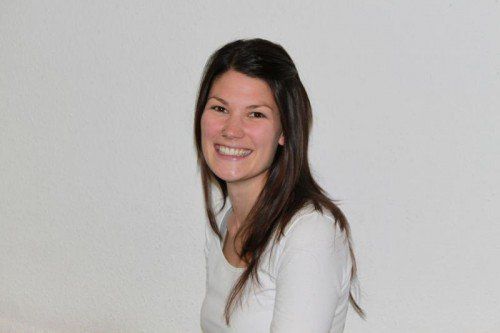 Sie ist eine gute Werbeträgerin in eigener Sache: Sina-Maria Altrichter strahlt Glück und Zufriedenheit aus.  Foto: aha