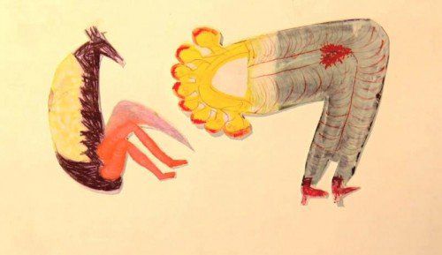 Szene aus dem Animationsfilm „end.wurf“ von Tone Fink.