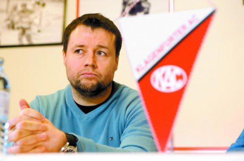 Übernimmt beim KAC: Martin Stloukal. Foto: gepa