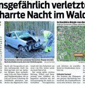 Zustand des verunfallten Ehepaares stabil