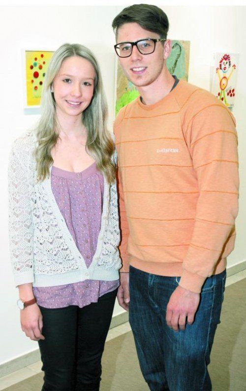 Anna Wüstner und Kevin Riedmann.  Fotos: Franc