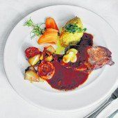 Schweinsbraten mit Polenta