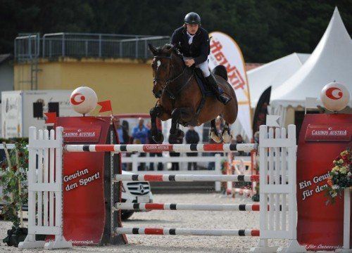 Christian Rhomberg auf seiner Stute Cornetta 13. Foto: Privat