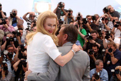 Das Schaulaufen in Cannes hat begonnen: Nicole Kidman mit Tim Roth, die beiden Hauptdarsteller in „Grace of Monaco“. Foto: AP