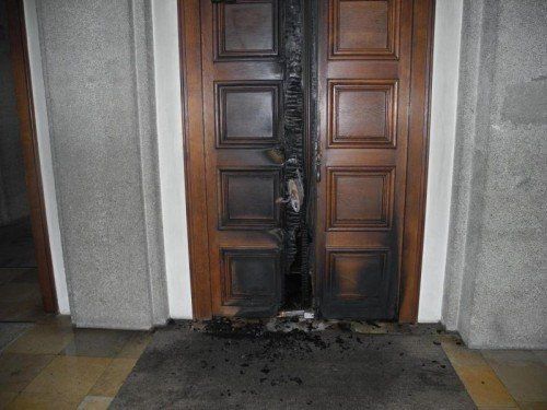 Das hätte völlig eskalieren können: der Kirchenbrand.  