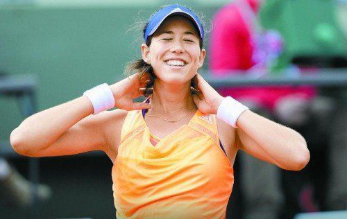 Glückliche Garbine Muguruza: Sieg gegen Serena Williams. Foto: gepa