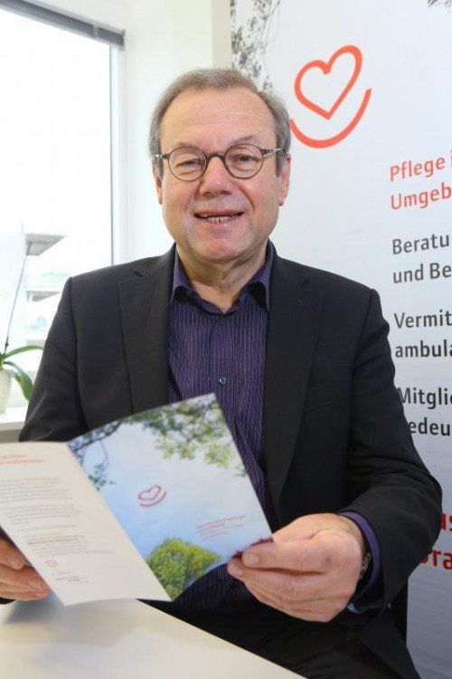 Herbert Schwendinger ist heute mit Leib und Seele für den Hauskrankenpflegeverband im Einsatz. Foto: VN/Hofmeister