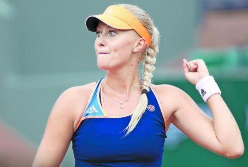 Kristina Mladenovic schickte in Paris die Weltranglistenzweite Li Na nach Hause. Foto: gepa