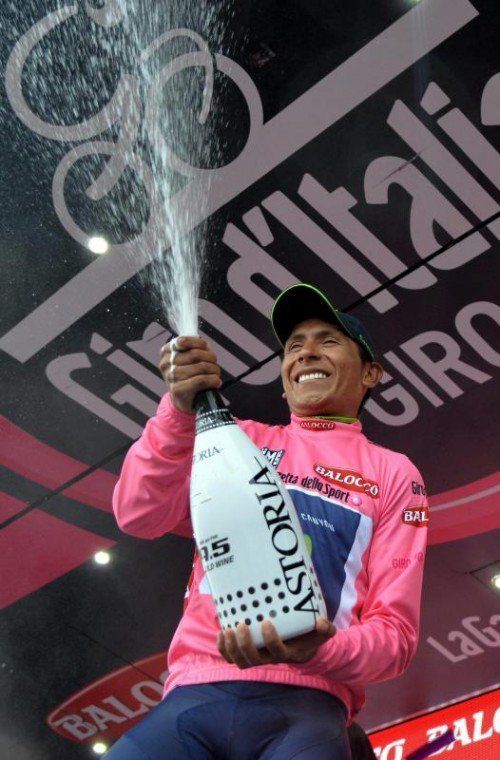 Nairo Quintana hat einen Vorsprung von 3:07 Minuten. Foto: epa
