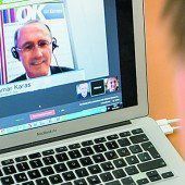 VN- und VOL.AT-Google Hangout. Othmar Karas, ÖVP (56) und Harald Vilimsky, FPÖ (47)