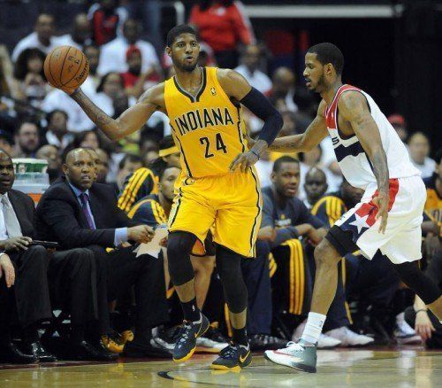Paul George führte die Pacers ins NBA-Halbfinale. Foto: ap