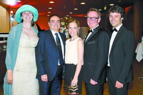 Sommerball-Komitee: Margit Hinterholzer, Thomas Mitterlechner, Janine Bereuter, Nikolaus Netzer und Martin Frontull (v. l.). Fotos: Franc