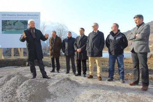 Spatenstichfeier Illwerke Zentrum Montafon (IZM); Spatenstich für den Bau des neuen Zentrums der Illwerke im Montafon (IZM);