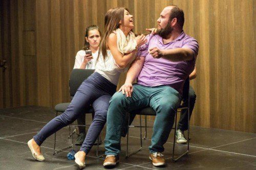 Szene aus „Gast oder Arbeiter“ des Vereins Motif.  Foto: Stiplovsek