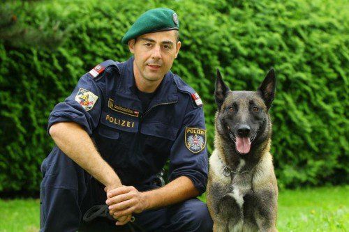 Bundespolizei; Polizei; Hundeführer; Christian Muther, Hund Nero