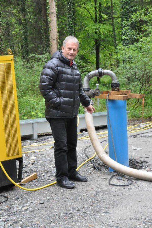 Wassergenossenschafts-Obmann Peter Engler.  Foto: MWE  