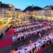 Die lange Tafel der ­Genusshauptstadt
