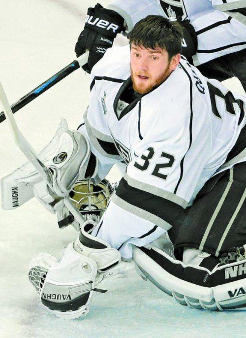 Blieb in New York ohne Gegentreffer: Jonathan Quick. Foto: ap