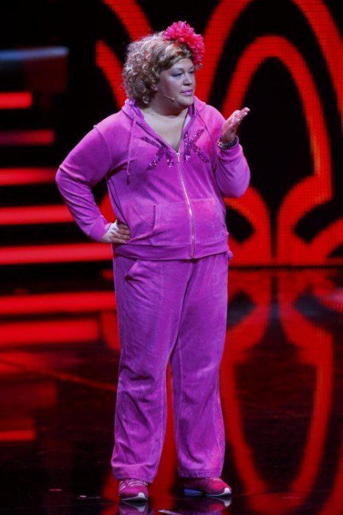 Cindy aus Marzhan begeisterte mit ihrer Show „Pink is bjutiful“. rts