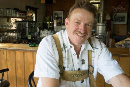 Der „Steirer Wolfi“ Wolfram Wukonig ist in Lustenau ein Original. VN/kh