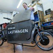 Pakete kommen mit null Emissionen angeflogen