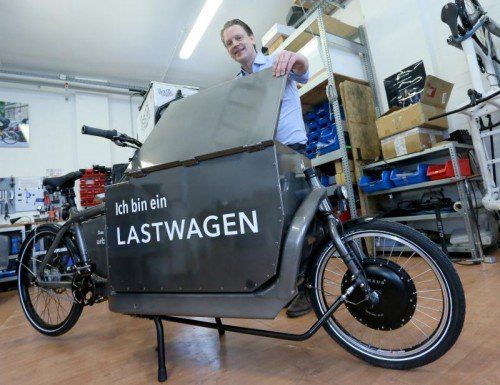 Die Green-Business-Idee: Mit Elektro-Lastenfahrrädern könnte man einen Paketdienst einrichten. Foto: dpa
