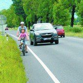 Die Forderung nach sicherer Fahrradstrecke