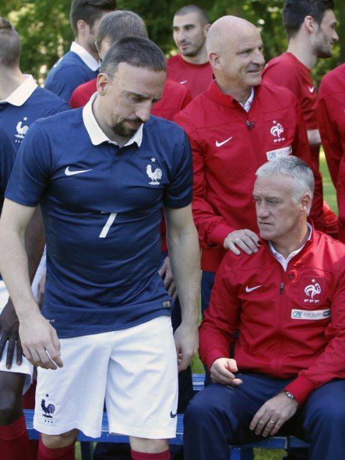 Für Franck Ribéry ist der WM-Traum geplatzt. Foto: ap