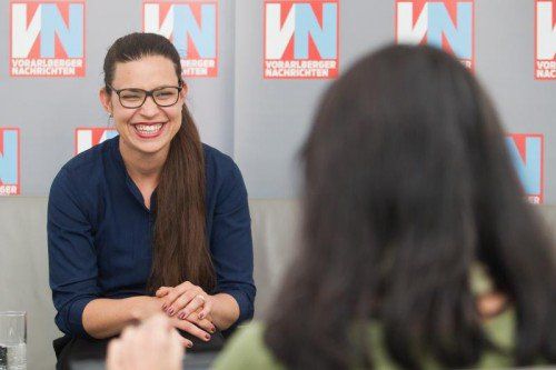 Grüne Landtagswahlkandidatin Nina Tomaselli: „Altersarmut darf es in Zukunft keine mehr geben.“ FOTO: VN/STEURER