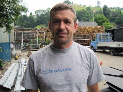 Holte jungen Burschen nach versuchtem Diebstahl vom Zaun: der Dornbirner Andreas Mostögl. Foto: VN/Sohm