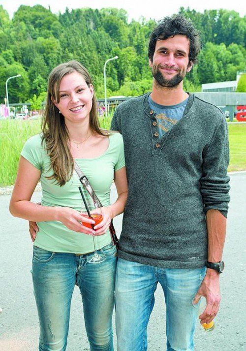 Isabella Canaval (Antenne) mit Franko Rietzler. ­