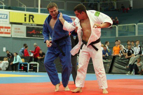 Landestrainer Patrick Rusch (l.) in seinem letzten Kampf als Aktiver, bei dem er 2011 ÖM-Bronze in der Klasse bis 100 kg holte . Foto: Privat