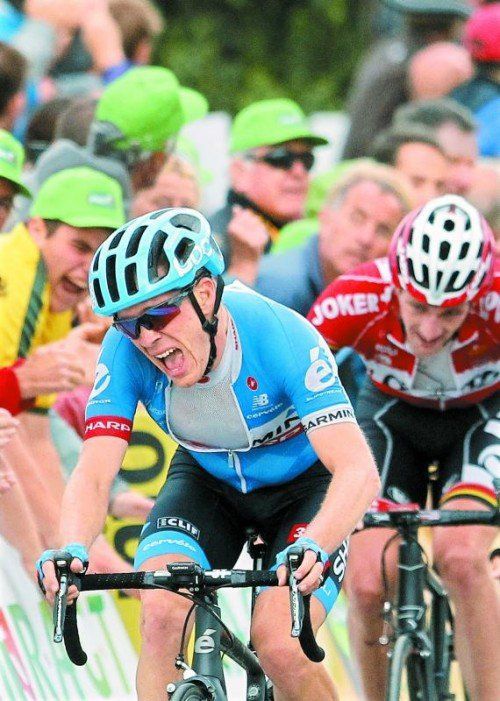 Mit letzter Kraft zum Dauphiné-Sieg: Andrew Talansky. Foto: ap