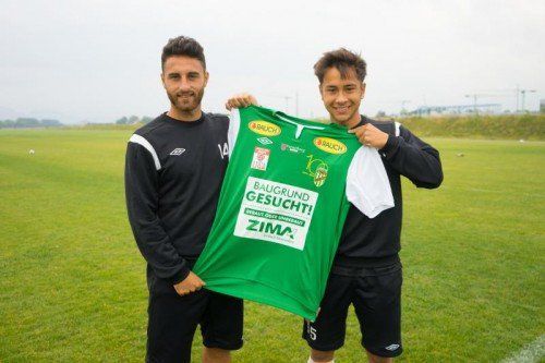 Neu bei der Austria: David Ölkü (l.) und Eric Zachhuber. Foto: hartinger