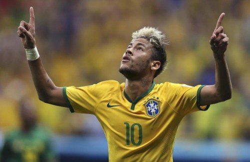 Neymar traf im Turnier bereits vier Mal für die Brasilianer. Foto: epa