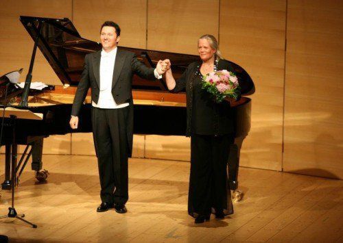 Piotr Beczala und Kristin Okerlund.  Foto: Schubertiade  