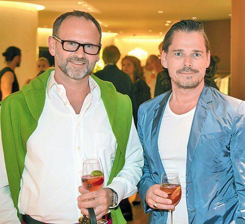 Rainer Troy (Theatercafé, l.) und Markus Scholz (Kröner&Scholz).