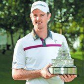Justin Rose im Stechen Sieger am ersten Loch