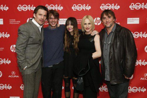 Sind in den zwölf Jahren zusammengewachsen: Ethan Hawke, Ellar Coltrane, Lorelei Linklater, Patricia Arquette und Richard Linklater. ap