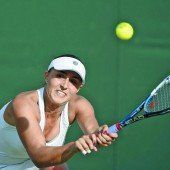 Paszek kämpfte drei Sätze lang