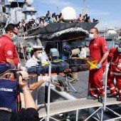 Große Flüchtlingswelle in Italien hält weiter an