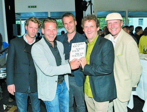 V. l.: Jonas Vögeli, Florian Medicus, Andreas Cukrowicz, Anton Nachbaur und Manfred Alois Mayr.