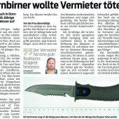 Anklage gegen Dornbirner wegen versuchten Mordes