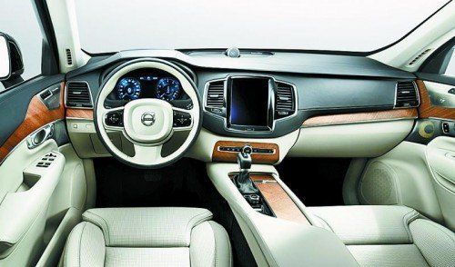 Volvo zeigt erste Bilder des Innenraums des XC 90. Foto: werk